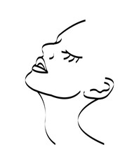 silhouette of a woman