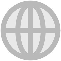 Obraz premium Line trendy icon of a globe