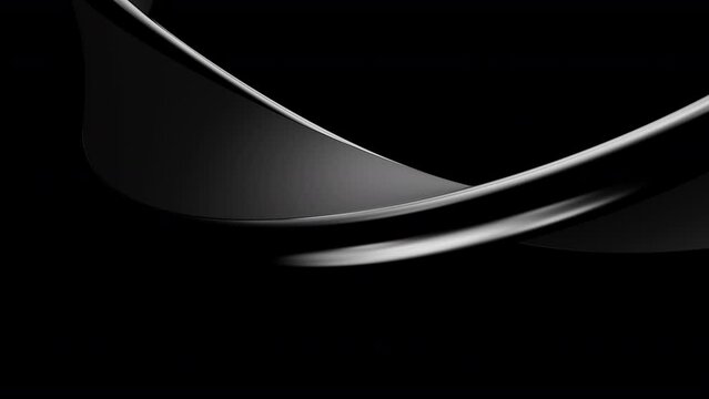 3d Abstract black background looping Animation