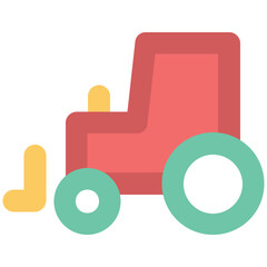 A public transport bold line icon