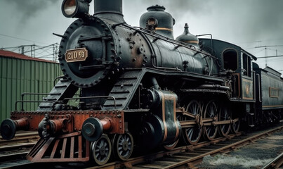 Obraz premium LOCOMOTORAS ANTIGUAS