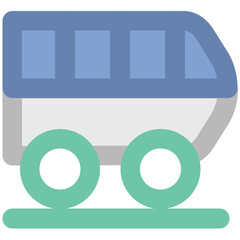 Icon of a transport bold line design 