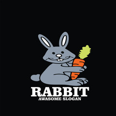 design illustration mascot icon rabbit