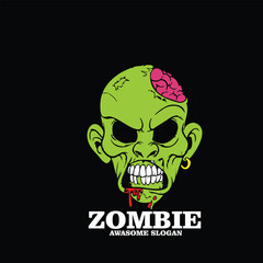 design illustration mascot icon zombie