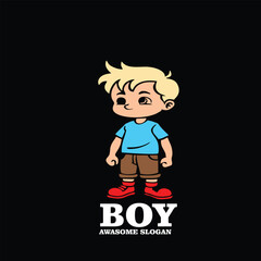 design illustration mascot icon boy