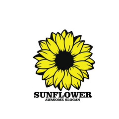 design illustration mascot icon sunflower