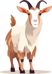 goat cartoon animals clipart