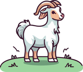 goat cartoon animals clipart