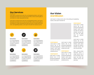 Professional corporate business brochure, Creative Business, modern abstract design, multi-page design, booklet template, flyer design, book cover, Use it business presentations., report