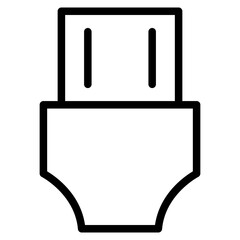 Obraz premium cable connector line 