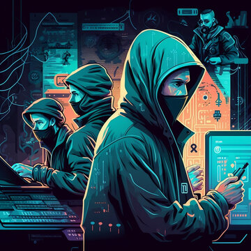 Cyber Security Risk Hacker, Generative AI