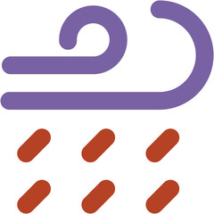 A water drops line icon design 