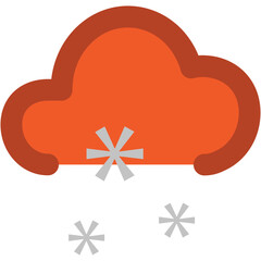 Obraz premium Windsock denoting forecast in bold line icon