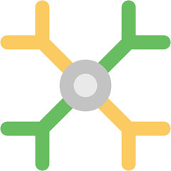 Windsock denoting forecast in bold line icon