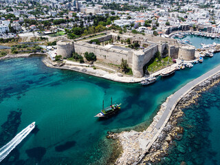 Fortress in the city of Girne - Kyrenia