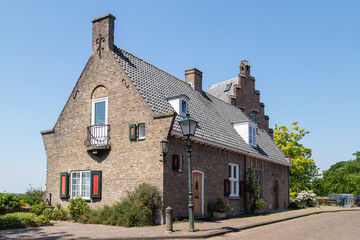 Fototapeta na wymiar Tower House - Torenhuisje, in the Dutch town of Rhenen.