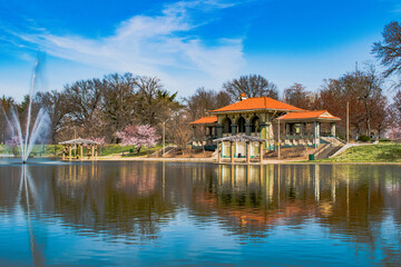 The Boathouse in Carondelet Park in St. Louis Missouri 