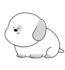 Cute dog doodle