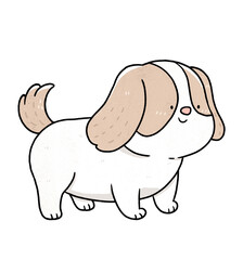Cute dog doodle
