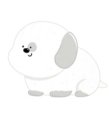Cute dog doodle