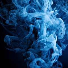 Blue Smoke - AI Generated