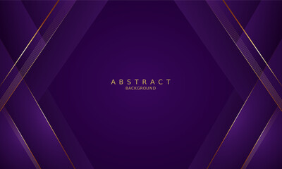 luxury premium purple background and gold line