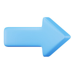 right arrow 3d icon illustration