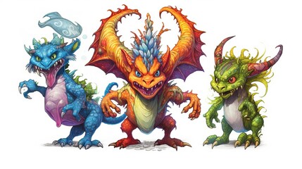 cartoon monster illustration