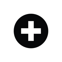 First aid icon, First aid symbol vector design plus icon