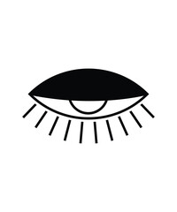 eye icon, vector best flat icon.
