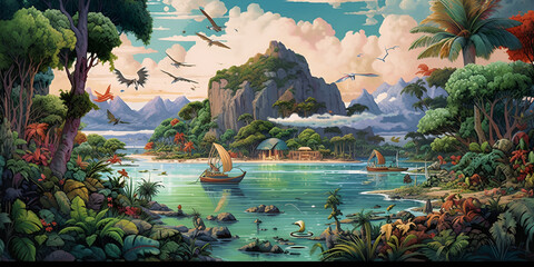 "Escape to Paradise: A Tropical Journey"