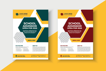 
Creative and modern school Kids Education Flyer. Kids Back to School Education Admission Poster
Layout Template, Back to School Flyer, School Admission Template, Education Flyer and Poster
Design.