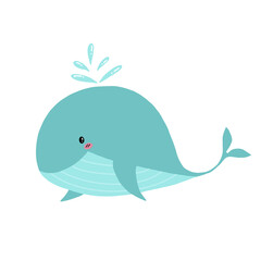 Whale cartoon