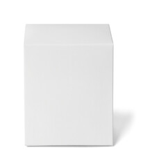 white box package mock up template product background design container cardboard blank paper pack