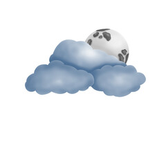 blue sky with clouds