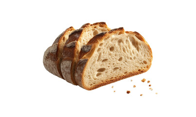 sliced bread isolated on white HD transparent background PNG Stock Photographic Image