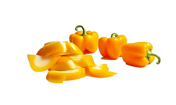 yellow bell pepper HD transparent background PNG Stock Photographic Image