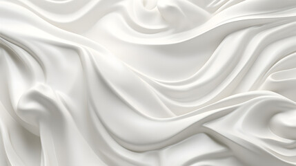 Fototapeta na wymiar Digital white cream curve sculpture abstract graphic poster web page PPT background