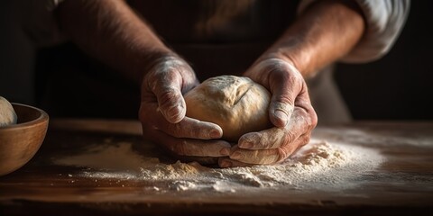 AI Generated. AI Generative. Home made bread baking food at kitchen. Restaurant home food meal. Graphic Art