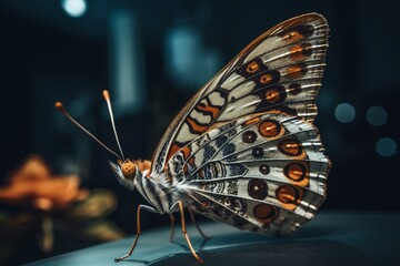 Fototapeta na wymiar A butterfly named Charles. Generative AI