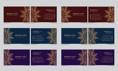 Unique Creative and Clean Modern Luxury Business Card Template Design as a complete bundle With Too Many Colours.
Modern Creative Nice Business Card Template Design With Nice Colour.