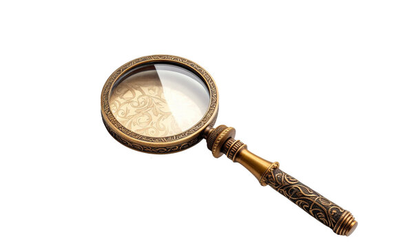 antique magnifying glass HD transparent background PNG Stock Photographic Image