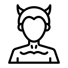 devil line icon