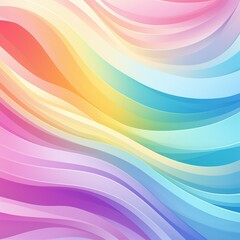 abstract background with lines in blue, yellow and pink colors. created with generative AI technology.