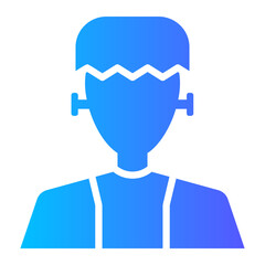 frankenstein gradient icon