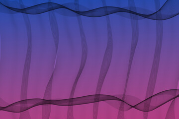 Blue - Pink background with Curve patterns
