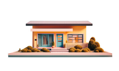 wooden house in the form of a house HD transparent background PNG Stock Photographic Image