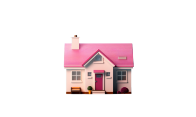 toy house on white background HD transparent background PNG Stock Photographic Image
