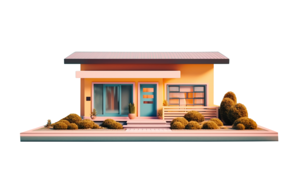 wooden house in the form of a house HD transparent background PNG Stock Photographic Image