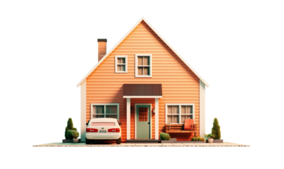 house in the form of house HD transparent background PNG Stock Photographic Image